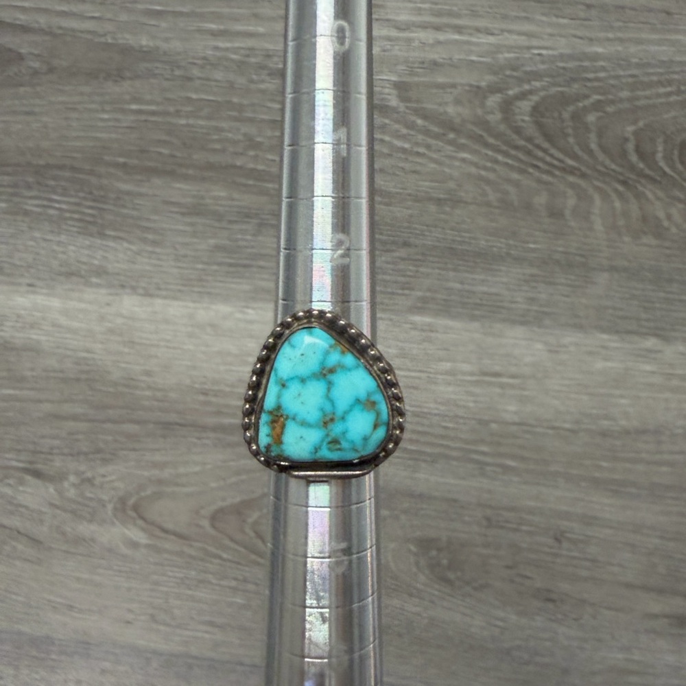 Turquoise Silver Tone Ring